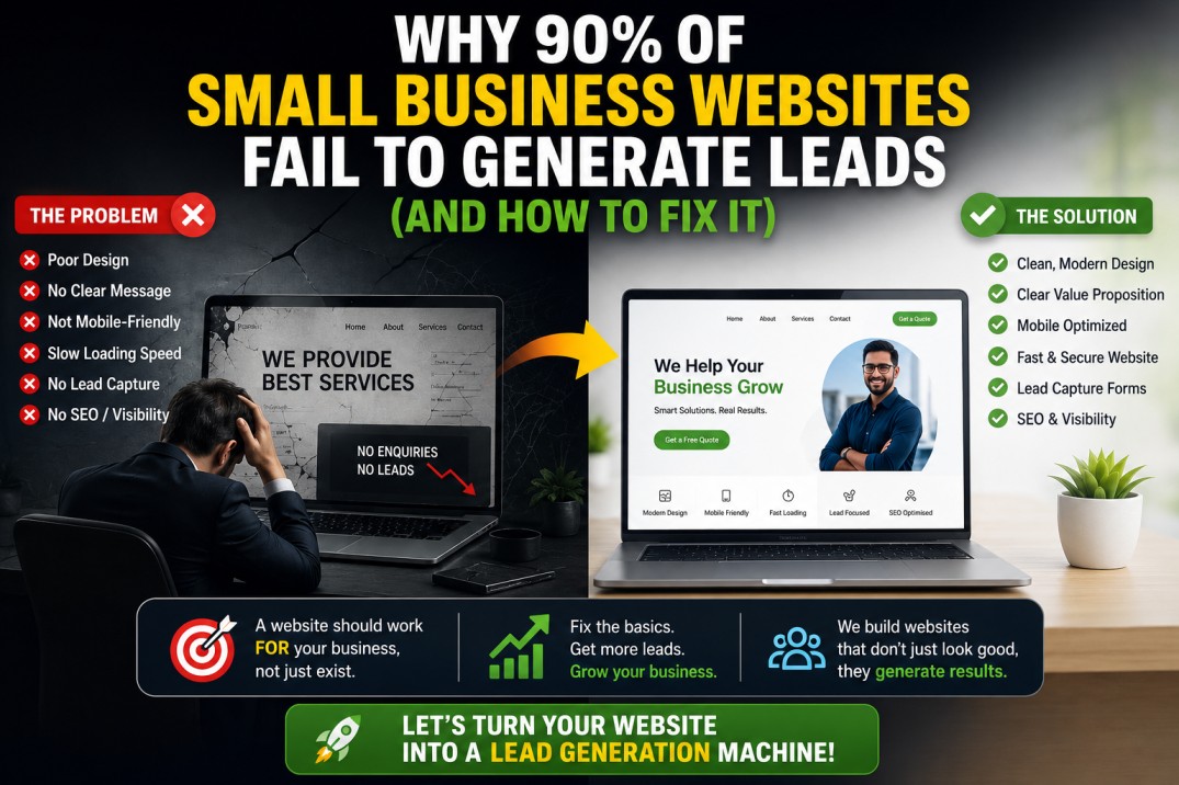 Why 90% of Small Business Websites Fail to Generate Leads and How to Fix It